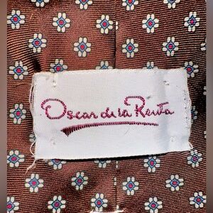 80s Oscar De La Renta tie necktie